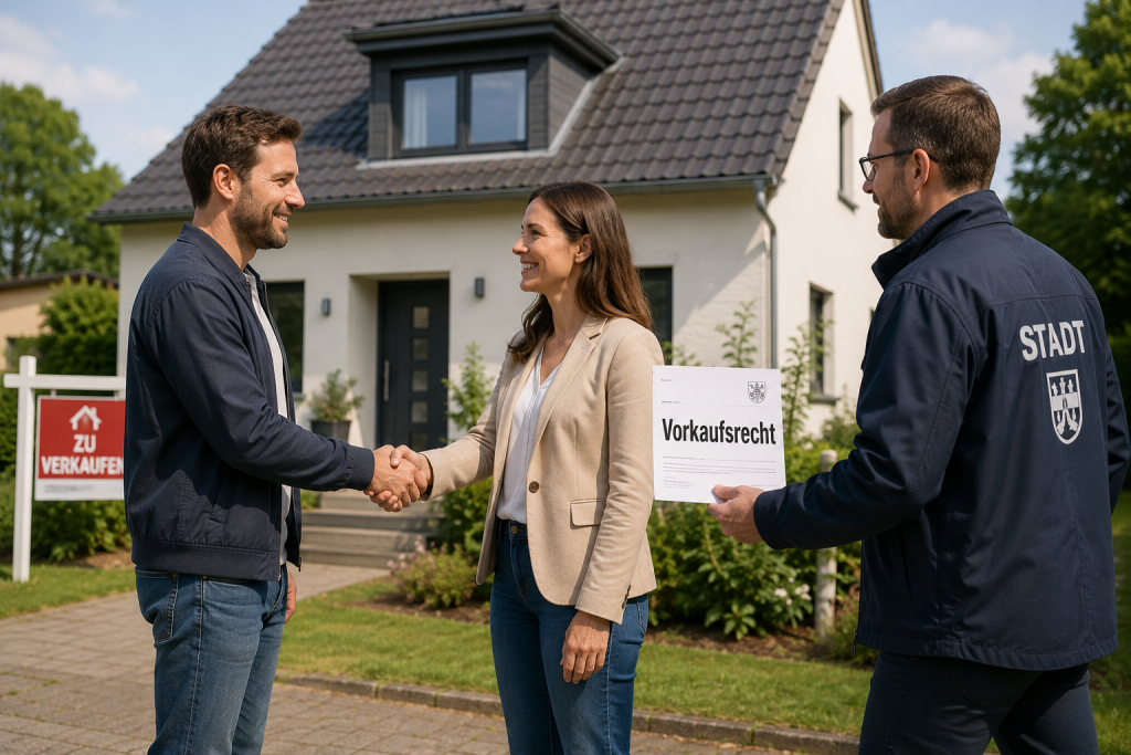 Beitragsbild zum Ratgeber „Wenn die Gemeinde sich zwischen Käufer und Verkäufer drängt: Das gemeindliche…“